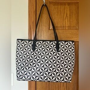 Kate Spade Hollie Geo Clover Spade Large Tote Bag